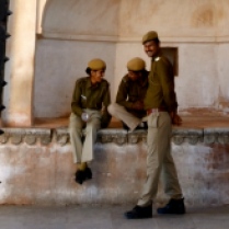 patrolling the Amber Fort