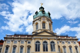 spectacular facade of the Old Palace, Schloss Charlottenburg
