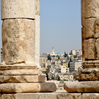 Temple of Hercules, view of Amman