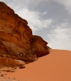 red sands of Wadi Rum