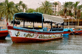 glass bottom boat, Red Sea