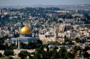 Dome of the Rock viewed from Mount of Olives