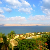 looking across Dead Sea, towards Israel