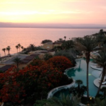 view of Dead Sea from Kempinski hotel