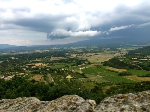 view from Gordes ramparts