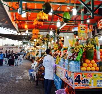 marketplace, Plaza Djemaa El-Fna