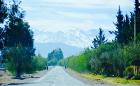 road to Mount Toubkal
