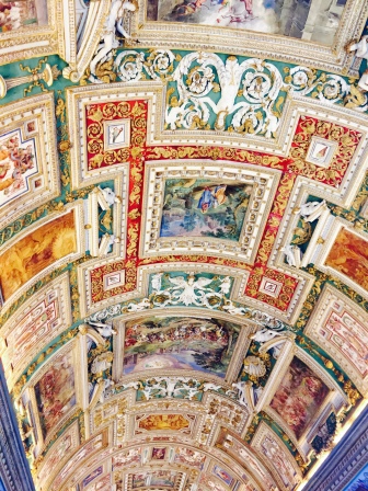 ceiling frescos, Gallery of Maps